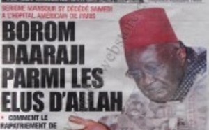 A la Une du Journal L'Observateur du lundi 10 Décembre 2012