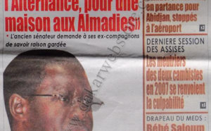 A la Une du Journal Rewmi du Vendredi 14 Décembre 2012