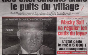 A la Une du Journal Le Populaire du Vendredi 14 Décembre 2012
