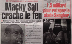 A la Une du Journal Le Populaire du Samedi 15 Décembre 2012