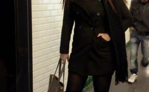 Johanna Barry en shopping dans les rues de Paris