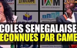 Quels sont les diplômes des écoles reconnus par le CAMES ?