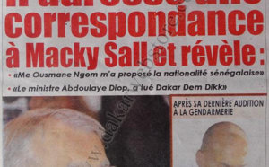 A la Une du Journal Rewmi du Vendredi 21 décembre 2012