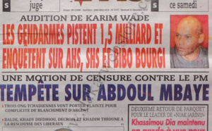 A la Une du Journal L'As du Vendredi 21 décembre 2012