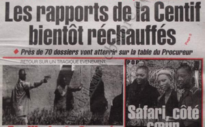 A la Une du Journal Populaire du Samedi 22 décembre 2012