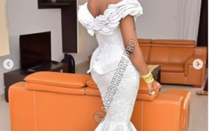 Mariage: admirez la magnifique robe de Mbathio (Photos)