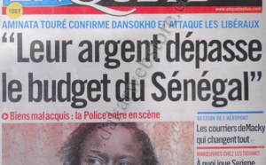 A la Une du Journal L’Enquête du lundi 24 Décembre 2012