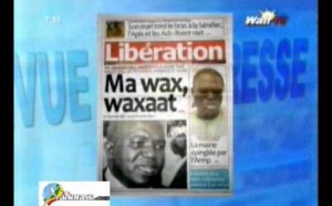 Revue de presse du mercredi 26 décembre 2012 [Walf-Tv]