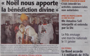 A la Une du Journal Le Soleil du mercredi 26 décembre 2012