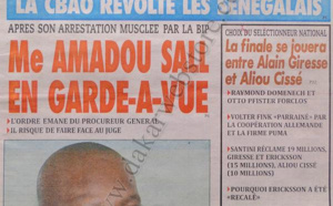 A la Une du Journal L'As du mercredi 26 décembre 2012