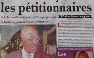 A la Une du Journal L'Office du jeudi 27 décembre 2012