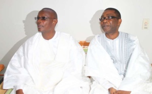 Youssou Ndour très à l'aise avec Mor Ngom, le bras-droit de Macky Sall