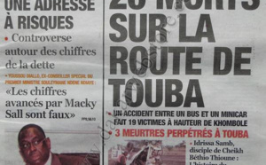 A la Une du Journal L'Observateur du mercredi 02 Janvier 2012