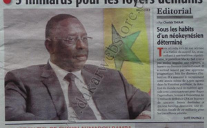 A la Une du Journal Le Soleil du mercredi 02 Janvier 2012