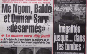 A la Une du Journal Le Populaire du vendredi 04 janvier 2013