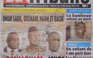 A la Une du Journal La Tribune du vendredi 04 janvier 2013
