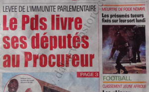 A la Une du Journal Walfadjri du Samedi 05 janvier 2013