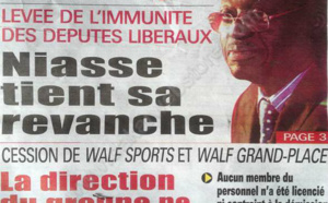 A la Une du Journal Walfadjri du lundi 07 janvier 2013