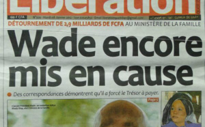 A la Une du Journal Libération du mercredi 09 janvier 2013
