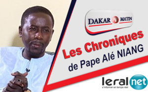 VIDEO/ Chronique de Pape Alé Niang du mercredi 4 octobre 2020