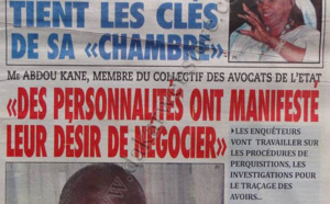 A la Une du Journal L'As du Samedi 12 janvier 2013