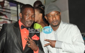 Mbaye Dièye Faye en compagnie de l'animateur Sidate Thioune 