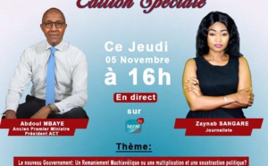 En Direct - Nouveau gouvernement; Remaniement machiavélique; Emigration...: Abdou Mbaye dit tout