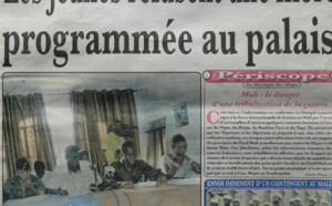 A la Une du Journal L'Office du lundi 14 janvier 2013