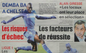 A la Une du Journal Waa Sports du lundi 14 janvier 2013