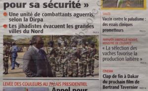 A la Une du Journal Le Soleil du mardi 15 janvier 2013