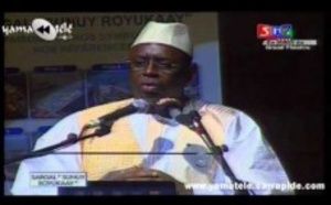 Discours du Président Macky Sall au Grand Théâtre à la Cérémonie “Sargall Sunu Royukaay”