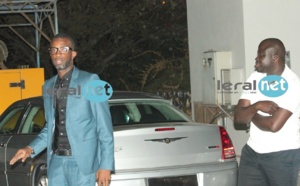 Bouba Ndour avec le jet-setteur Daouda Mbow 