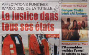 A la Une du Journal Walfadjri du jeudi 17 janvier 2013