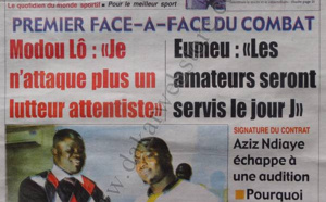 A la Une du Journal Waa Sports du jeudi 17 janvier 2013