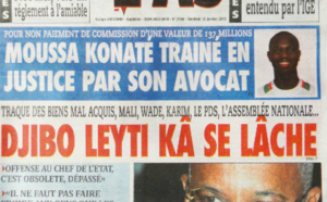 A la Une du Journal L'As du vendredi 18 janvier 2013