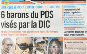 A la Une du Journal EnQuête du vendredi 18 janvier 2013
