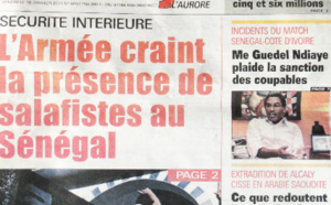 A la Une du Journal Walfadjri du vendredi 18 janvier 2013
