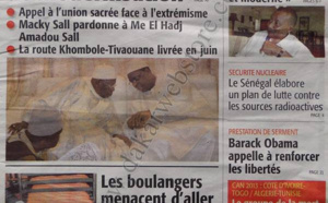 A la Une du Journal Le Soleil du mardi 22 janvier 2013