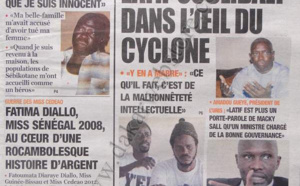 A la Une du Journal L'Observateur du mardi 22 janvier 2013