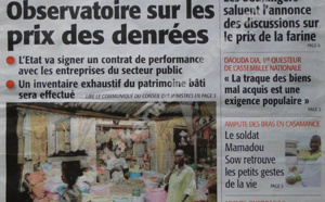 A la Une du Journal Le Soleil du vendredi 25 janvier 2013