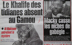 A la Une du Journal Le Populaire du vendredi 25 janvier 2013