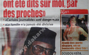 A la Une du Journal Rewmi du vendredi 25 janvier 2013