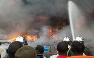 Incendie du marché Ocass: Une délégation du Pastef auprès des commerçants, Sonko interpelle l’Etat sur cette récurrence