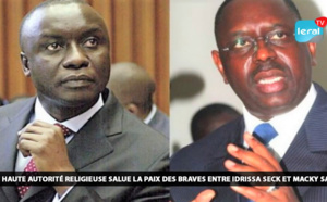 Fuite audio - Une haute autorité religieuse salue la paix des braves entre Idrissa Seck et Macky Sall