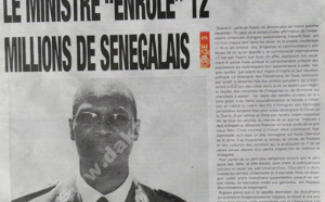 A la Une du Journal Sud Quotidien du lundi 28 janvier 2013