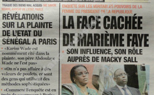 A la Une du Journal L'Observateur du mardi 29 janvier 2013