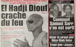 A la Une du Journal Le Populaire du Samedi 02 février 2013