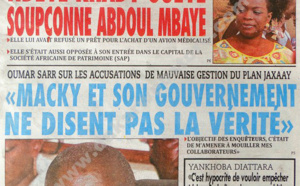 A la Une du Journal L'As du Samedi 02 février 2013