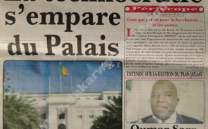 A la Une du Journal L'Office du Samedi 02 février 2013