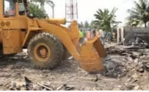 Rufisque: Plusieurs maisons détruites à l'aide de bulldozers